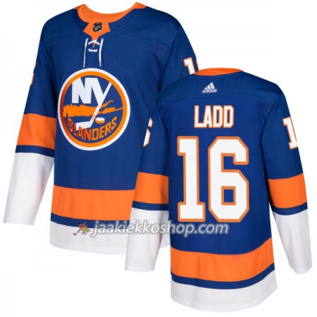 Miehille NHL New York Islanders Pelipaita Andrew Ladd 16 Adidas 2017-2018 Royal Authentic